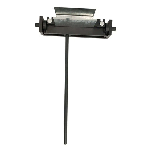 13 Inch Steel Bending Brake Sheet Metal Bender Tool For DIY Home Workshop showing front view with mounting rod