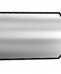 Heavy Duty Aluminum Binding Barrel Extension One Inch Length Eight Thirty Two Thread Precision Machined Thirteen Sixty Four Outer Diameter. Front view.