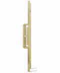 Side view of Solid Aluminum Double Side Door Pull Push Handle For Interior And Exterior Doors In Modern Barn Style Bronze Finish