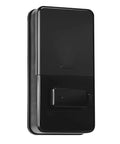 Sleek Matte Black Keyless Entry Door Lock With IC Card Reader And Touchpad Keypad Tough As Nails Electronic Deadbolt profile view