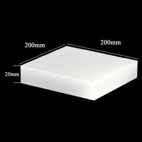 Premium Heavy Duty PP Plastic Support Blocks, Built Tough For Gear And DIY Mods, 200X200MM 20MM thick polypropylene riser pad.