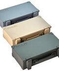 Slick Trunk Tool Box In Arsenal Gray Compact Cargo Hack For Daily Drivers And Weekend Warriors Secure Locking Automotive Storage Case tight fit with three colors
