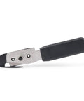 Slick Vinyl Wrap Cutting Knife With Hidden Stainless Blade And PTFE Coated Handle For Smooth Car Tinting And Backing Paper Trimming Includes Hella Tough Replacement Parts, side view of cutting knife.