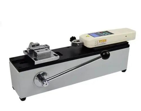 Badass Heavy Duty Wire Terminal Pull Out Force Gauge With 500N Digital Readout, 50mm stroke testing stand for automotive wire harnesses.