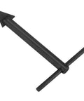 M3 Stainless Steel Wire Thread Insert Kit For Metal Thread Repair with tap wrench tool, black metal angled view