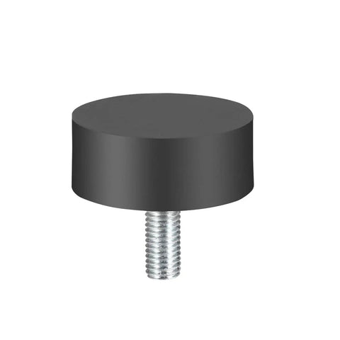 Robust M10 Rubber Vibration Mounts With Heavy Duty Steel Studs 50X20Mm cylindrical shock absorber with steel core.
