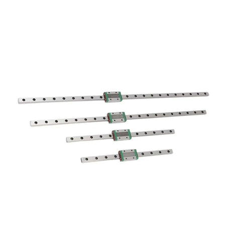 Premium High Performance MGN9 H Linear Guide Rail Kit Featuring Smooth Precision Motion Slide For CNC Builds And DIY Projects With Pre Drilled Carriage Rails In 800mm Length For Low Friction Stability, four rails