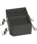 Optical Reflective Transmissive Sensor Module With SMD Gull Wing Leads Four Pins, shown in close-up view