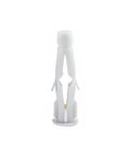 Heavy Duty Nylon Wall Plug And Screw Kit for Drywall, Hollow Brick And Foam Block Mounting displayed vertically