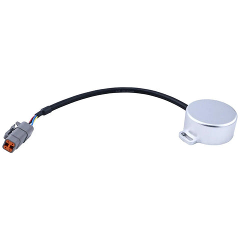 Heavy Duty Dual Axis Tilt Sensor Replacement 1001094400 with connector and cable for JLG Boom Lifts 740AJ 800S 860SJ installation.