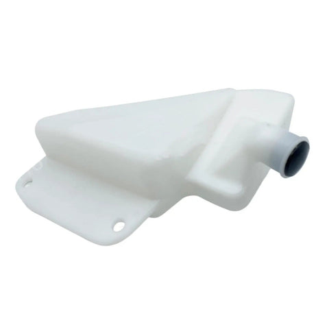 Premium Engine Oil Cooler Assembly Fit For Yamaha Yzf R6 2011-2016, durable white coolant reservoir tank with hose attachment.