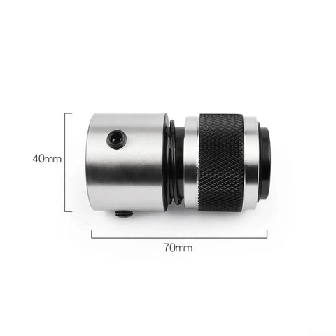 Quick Change Chisel Holder For Air Hammer And Chisel Easy Snap On Quick Release Tool Bracket, 70mm x 40mm metal alloy