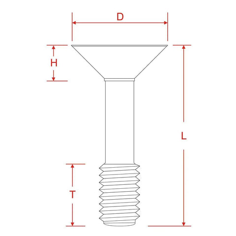 Top Shelf Stainless Steel Captive Panel Screws M2.5 X 6mm Phillips Cross Recess Countersunk Flat Heads with dimensions labeled.