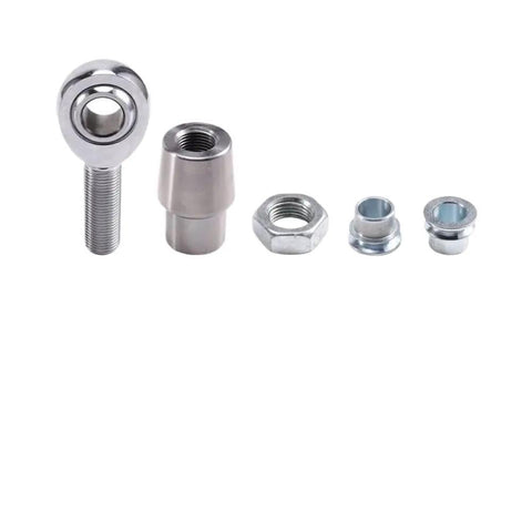 Rock Solid 4Pcs 5/8-18 Rod End Kit With Left And Right Thread Heim Joints Includes Spacers Tube Adapters Jam Nuts For Custom Suspension And Steering Builds Top Shelf Durability, includes rod ends and compatible nuts.