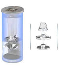 Automatic Electric Coffee Tamper Machine For 58mm Portafilters, revealing internal components and adjustable pressure mechanism.