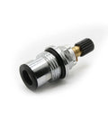 Boutique Grade 1/4 Turn Ceramic Valve Cartridge And Faucet Repair Kit For Thrifco Plumbing 4402953 showing chrome finish and counter clockwise mechanism.