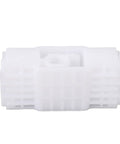 Heavy Duty Abs Electric Linear Actuator Slider Replacement Guide Rail, white plastic block, used for actuator mechanisms.