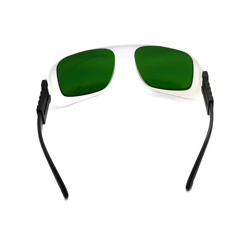 Straight Up Infrared Laser Safety Glasses Built Different With OD Fiveplus And Sevenplus Optics For Nd Yag Diode Lasers Clear Lens front view