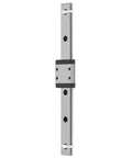Miniature Linear Guide Slider For Automatic Equipment And Accurate Measuring Systems 170mm in silver metal with black slider