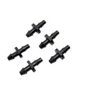 Bulk Garden Hose Fittings Kit With Four Thousand Pieces Three To Five Millimeter Double Barbed Connectors For Micro Hoses And Irrigation System Durable Greenhouse Watering Accessories No Brainer Fit, black 3/5mm double barbed connectors