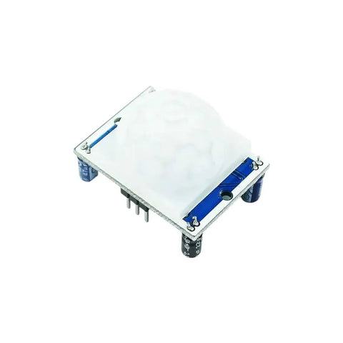 Adjustable PIR Motion Sensor Module Bracket For HC SR501 SR505 SR602 AM312 Pyroelectric Infrared Detector Easy Install High Quality Electronics Component For Reliable Home Security And DIY Projects, white PIR sensor module with dome lens