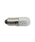 20 Pack E10 Mini Screw Base Light Bulbs 2.4V 0.5A Incandescent Warm White Replacement for Flashlights Instruments and Science Experiments close-up view of bulb