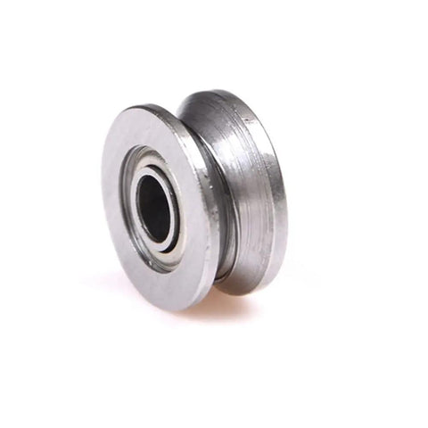 10 Pack 4x13x6mm V624ZZ V Groove Roller Bearing Pulley Wheel Wire Track Guide Built Tough With Silky Carbon Steel precision roller bearing side view