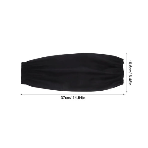 Premium Two Pack Waterproof Polyurethane Arm Sleeves, black, 14.54in long, designed for kitchen and auto shop use.