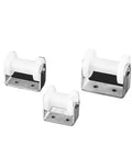 These Badass H Shaped Nylon Double Bearing Shower Door Rollers Let Square Track Sliders Glide Like Butter Super Durable Replacement Pulley Wheels for bathroom doors.