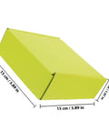 Green Corrugated Paper Boxes 10 Pack Go To Heavy Duty Packing Boxes For Shipping And Mailing, 15x15x5cm size, angled view