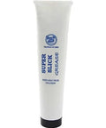 White tube labeled 'Super Slick Grease' standing upright on a white background