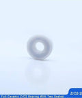 Rock Solid 6800 Rs 6800 Ce Full Ceramic Ball Bearing 10X19X5MM ZrO2 Zirconia, double sealed, smooth operation for motor replacement.