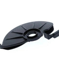 Heavy Duty Circular Saw Lower Guard Replacement Piece Rock Solid Blade Cover Fits Dcs571b Models side view showing secure fit design.