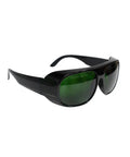 Heavy Duty Laser Safety Glasses For Handheld Fiber Welding With Real Deal OD8 Plus DIN4 Coverage Spanning 900 To 1100 Nm in black.