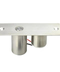 Rock Solid Drop Bolt Deadbolt Electronic Lock With Hassle Free Access Control System For Secure Gate And Glass Doors Featuring Bulletproof Magnetic Strike and tight grip operation, stainless steel design.