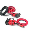 Quick Disconnect Winch Power Cable For UTV And Off Road Winches, 7 Ft Long, 2 Gauge Copper Wiring Delivers Heavy Duty Power