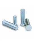 4 pieces of zinc plated M6 carbon steel self clinching studs rivet screws with flush heads for reliable holds