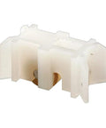 Heavy Duty Sliding Window Roller Assembly Featuring Half Inch Brass Wheel And Tough Nylon Housing Hassle Free Height Adjustment Two Pack Quick Swap Fix For Alenco Windows showing nylon housing with brass wheel detail.
