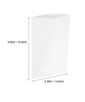 Heavy Duty Epe Foam Packing Pouches Cushion Wrap For Fragile Items And Small Appliances showing dimensions 9.83in by 5.90in.