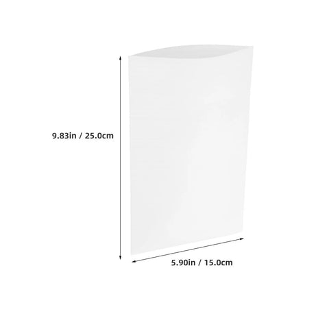 100 Piece White Epe Foam Packing Bags With Moisture Barrier Keep Kitchen Dishes And Glassware Rock Solid Safe Expandable Storage Sheets, dimensions 9.83in x 5.90in.