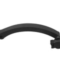 Top Shelf Replacement Handle For Tire Balancing Machines Using Beefy Plastic Caliper Cranks With Precise Measurement Grip and Quick Release Setup For Active Mechanics, curved black handle.