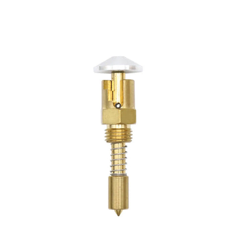 Heavy Duty Motorcycle Carburetor Fast Idle Screw And Manual Choke Plunger for precision throttle control, featuring brass metal design.