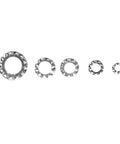Galvanized Serrated Lock Washer Assortment Kit 700 Pcs Toothed Split Washers M3 M4 M5 M6 M8 For Electrical Automotive Marine Use Stays Put Under Vibration, assorted sizes