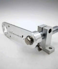 140mm T Shaped Aluminum Alloy Encoder Bracket With Spring Holder Base Aperture For Secure Mount 20mm Hole And 80mm Circular Rod