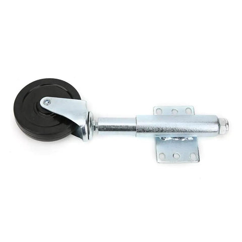 4 Inch Rubber Spring Wheel Gate Replacement Roller With Heavy Duty Construction For Smooth Operator Performance On Rough Terrain Non Slip Rubber Tread