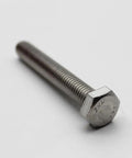 Heavy Duty Pure Titanium Hex Socket Cap Bolts GR2 TA2 M3 M4 M5 M6 M8 M10 25 Millimeter Length side view of titanium bolt