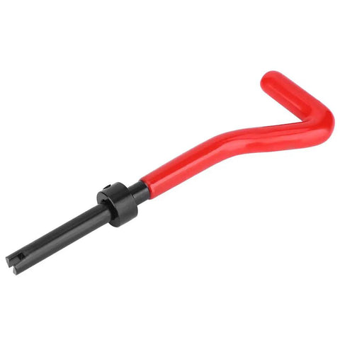 Pro Grade 17Pcs Stainless Steel Thread Repair Kit M10x1.5 tool with red handle for auto parts and machinery repair