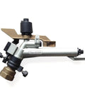 Top Pick Heavy Duty One Point Five Inch Impact Sprinkler For Backyard And Farm Irrigation Featuring 360 Degree Adjustable Head rugged zinc alloy body.
