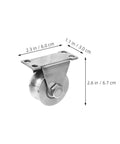 Stainless Steel Sliding Door Pulleys With Double Bearing And Heavy Duty Triangular Bracket Window Rollers Built Tough For Real Smooth Operation On Any Home Setup, showing dimensions and silver finish.
