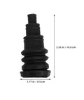 Awesome Heavy Duty 4 Pack Rubber Wire Bundle Boot Kit For Cars And Trucks. Top Tier Grommet Set Stops Cable Vibration, Reduces Abrasion, And Keeps Wiring Secure Against Rain Or Dust With Bouncy Elastic Design. black rubber wire boot, 10 cm tall, 4.5 cm wide